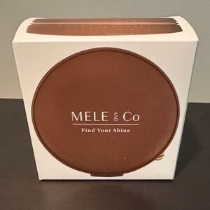 Mele & Co Brown Travel Jewelry Case